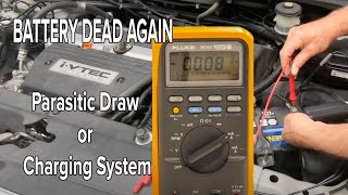 Parasitic Draw Test, Battery Test and Alternator Test, How to do this with a meter