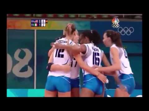 Francesca Piccinini 17 points Quarters-Finals Italy vs USA 2008