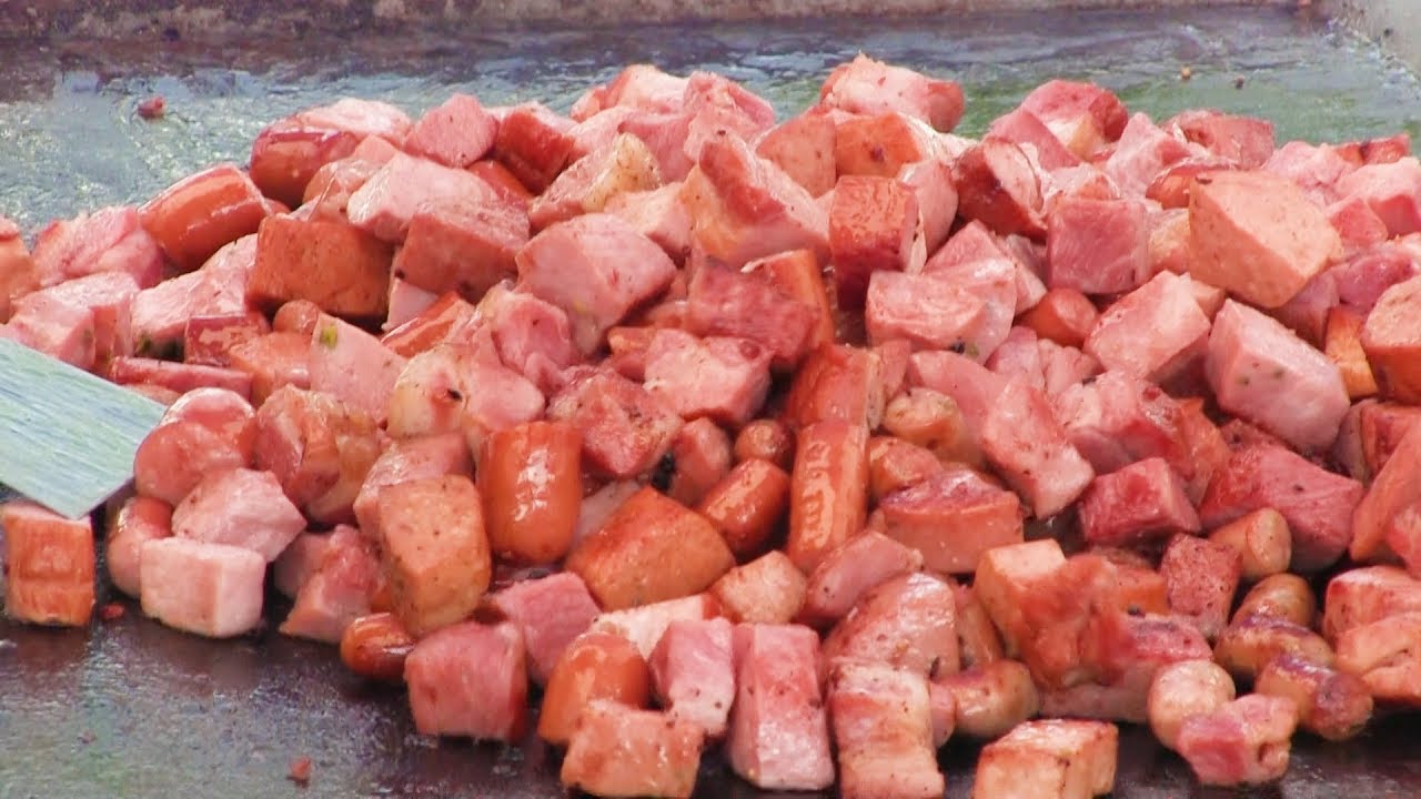 【爆食い】どっさり鉄板焼き！ステーキ！チキンレッグ！旨い肉の連続食い！！