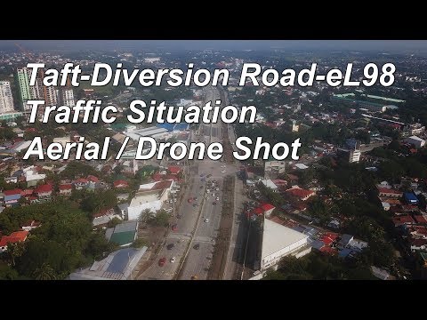Iloilo City - Taft-Diversion Road-eL98 - Traffic Situation + Indonesian Haze? - 2K HD