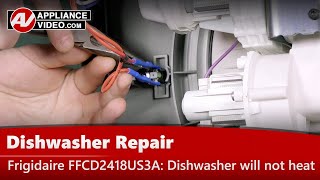 Frigidaire Dishwasher Repair - Will Not Heat - Hi-limit Thermostat