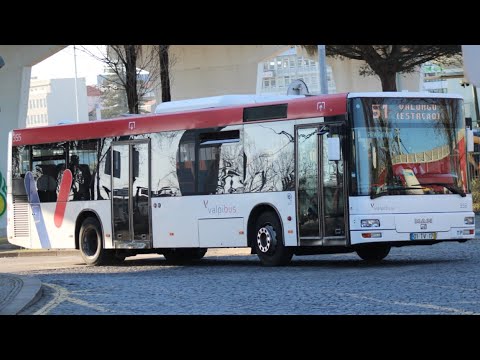 Viagem no autocarro 356 da Valpibus na linha 61 entre Matosinhos Mercado e Câmara de Matosinhos