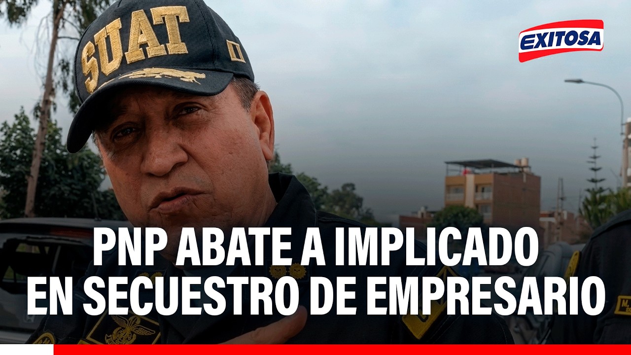 🔴🔵 Policía mató a secuestrador y liberó a empresario en Barranca