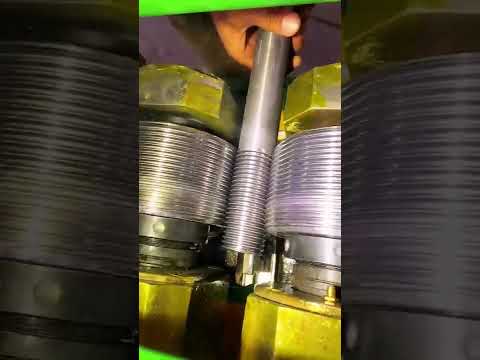 Tapping process of steel anchor bolts- Good tools and machinery make work easy