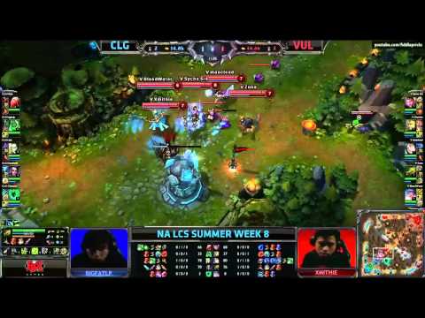 CLG vs Team Vulcun (LCS 2013 NA Summer Split W8 D1)