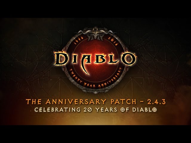 The Anniversary Patch - 2.4.3: Celebrating 20 Years of Diablo