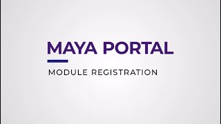 Video Guide: Module Registration