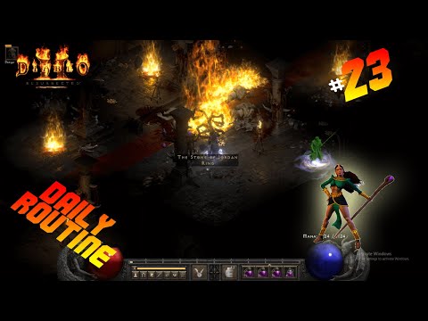 Andariel 500 Runs Stone Of Jordan Hunt - Diablo 2 Resurrected - D2R
