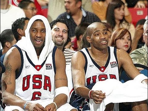 2003.08.31 - Vince Carter 12 Pts Highlights USA vs Argentina [4 Dunks]
