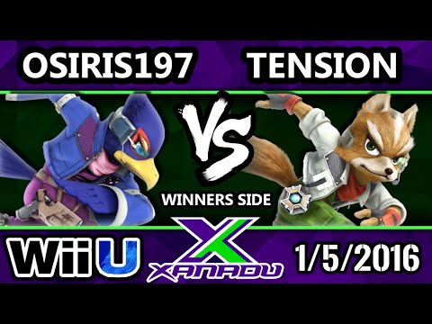 S@X 131 - Osiris197 (Falco) Vs. ARC | Tension (Fox) SSB4 Tournament - Smash Wii U - Smash 4