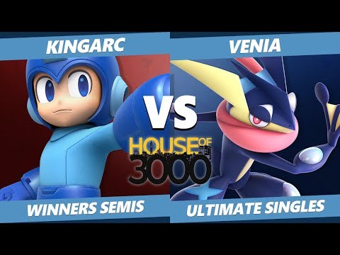 Smash Ultimate Tournament - KingArc (Mega Man) Vs. Venia (Greninja) Xeno 149 SSBU Winners Semis