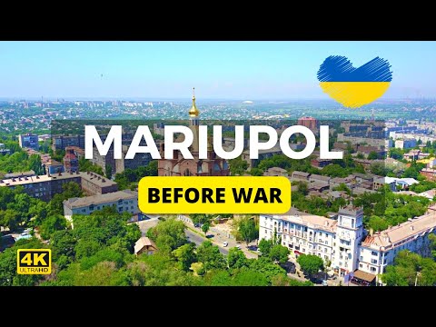 Mariupol by Drone Before War, Ukraine 🇺🇦 | 4K Drone Footage