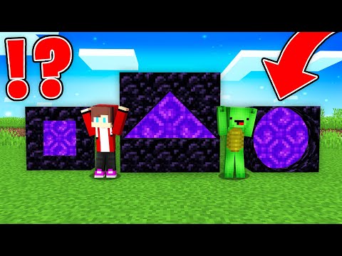 INSANE PORTAL BATTLE in Minecraft Maizen!