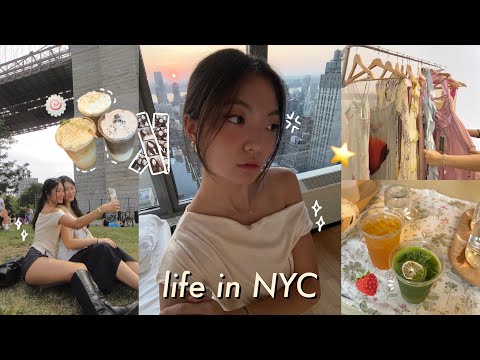 life in NYC | summer internship, exploring the city, staying in and going out