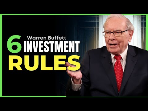 Warren Buffet’s 6 Basic Rules of Investing