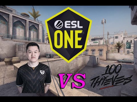 BnTeT POV (Gen.G) vs 100Thieves / dust2 / ESL One: Road to Rio - Europe