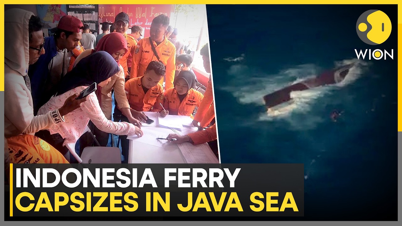 Indonesia Ferry Tragedy: Survivors Brought to Temporary Medical Facility at Trisakti Port | WION