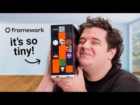 This TINY desktop makes me nervous.... - Framework Desktop