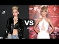 Miley Cyrus vs Taylor Swift: Rocker vs Chic Fashion ...