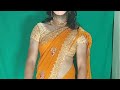 Indian Crossdresser Yogita In Yellow Saree Indian Cross Dresser Transvestite Dressing Saree