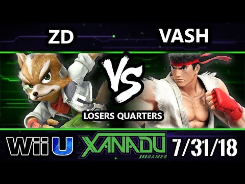 S@X 261 Smash 4 - ZD (Fox) Vs. Vash (Ryu, Cloud) - Wii U Losers Quarters
