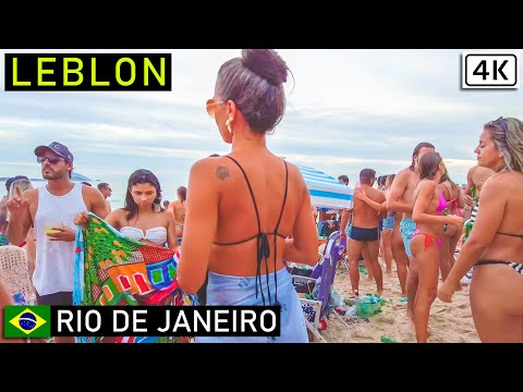 Walking the BEST BEACHES: Leblon & Ipanema — Boardwalk, Streets & Nightlife — Rio de Janeiro, Brazil