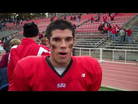 Post-Game Interview w/SJU Senior Cornerback Dominic Haik - 2009 St. Olaf