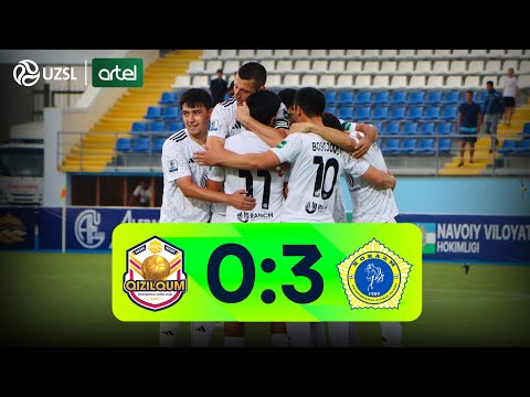 Superliga 4-tur. Qizilqum - Xorazm bahsida kiritilgan gollar va xavfli vaziyatlar (Highlights)