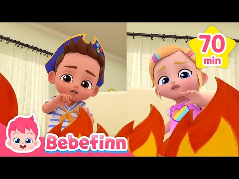 🔥Oh No! The Floor Is Lavaㅣ+ More Playtime Musical Stories CompilationㅣBebefinn Nursery Rhymes