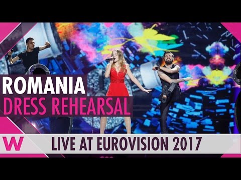 Romania: Ilinca and Alex Florea “Yodel It!” semi-final 2 dress rehearsal @ Eurovision 2017
