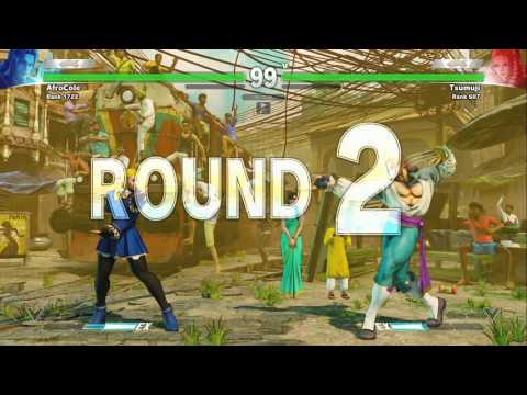 SFV Beta 3 Match: Tsumuji (Karin) vs AfroCole (Vega)