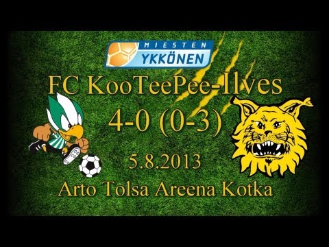 FC KooTeePee-Ilves 4-0 (3-0) 5.8.13 ykkönen maalikooste