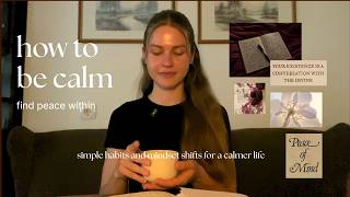 how to be calm | becoming your own safe place