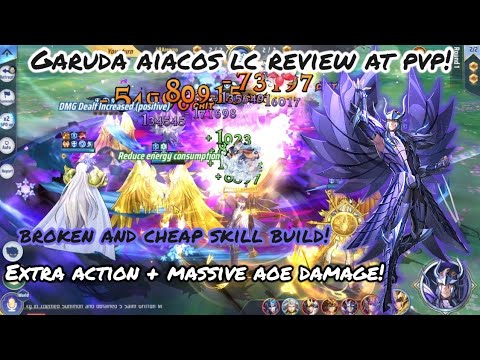 Saint Seiya: Awakening (KOTZ) - Garuda Aiacos LC is Broken at PvP! Cheap Skill + Massive AOE DMG!