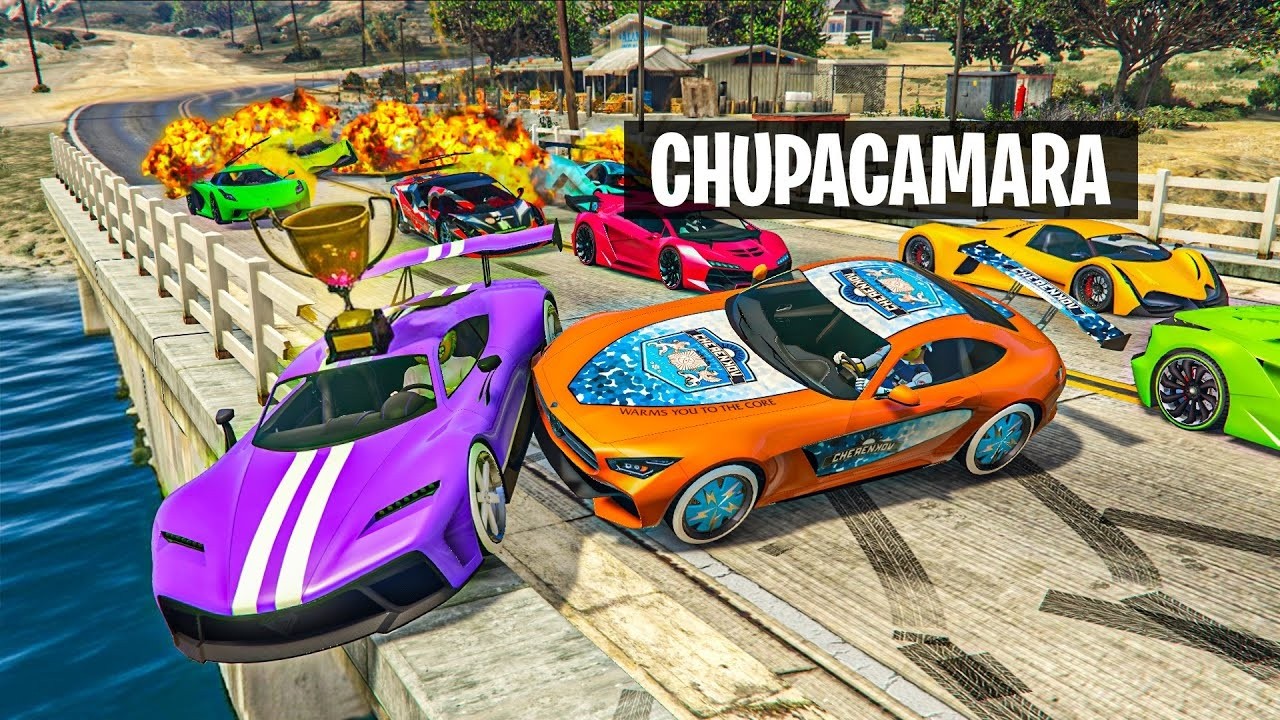 EL ÚLTIMO EXPLOTA CON COCHES ALEATORIOS! CHUPACÁMARA EXTREMO!! - GTA 5 ONLINE