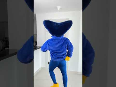 Huggy Wuggy crashed into Kawaii Door! #shorts