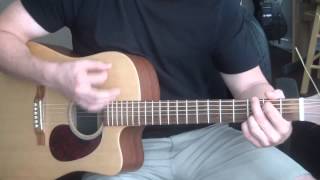 Collective Soul - Run Guitar Lesson (chords, strumming pattern)