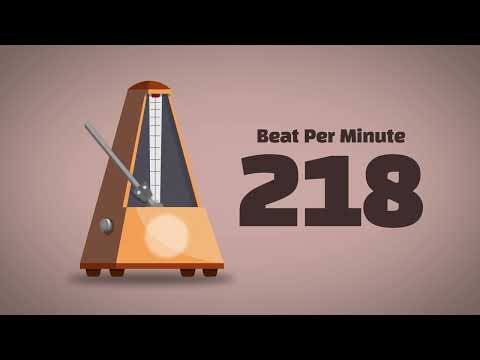 218 BPM Metronome [1Hour]