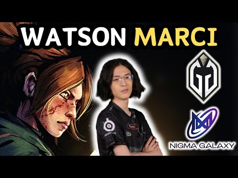 🔥 Rank 4 Watson MARCI Hard Carry Gameplay 7.37e 🔥 vs Nigma Galaxy - Dota 2