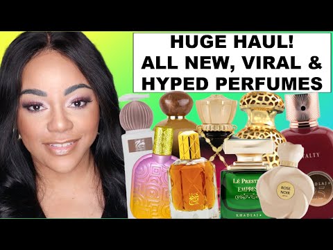 MIDDLE EASTERN FRAGRANCES HAUL| VIRAL, HYPED & NEW PERFUMES | UNBOXING & FIRST IMPRESSION
