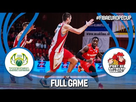Prievidza (SVK) v Antwerp Giants (BEL) - Full Game - FIBA Europe Cup 2016/17