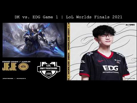 EDG JieJie Proview Clean Ace in Baron Fight with DK Game 1 | Worlds Finals 2021