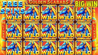HUGE BIG WIN on Multi Golden Scarabs Slot! Synot Bonus Feature Explodes!