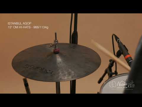 15" Istanbul Agop OM Hi-Hats - 968/1134g