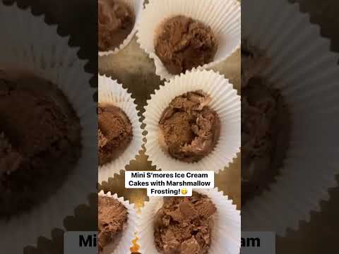 Gluten Free S'mores Mini Ice Cream Cakes