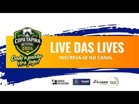 AO VIVO 🔴 | Rodada Diamante Regional – Copa Tapira de Futsal | 17/01/2026