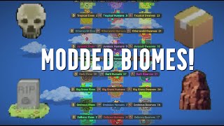 45 Islands With Modded Biomes Fight To The Death! - WorldBox Battle Royale