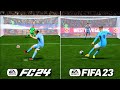EA SPORTS FC 24 vs FIFA 23 | All Signature Penalty Styles Comparison | PS5™ [4K60]