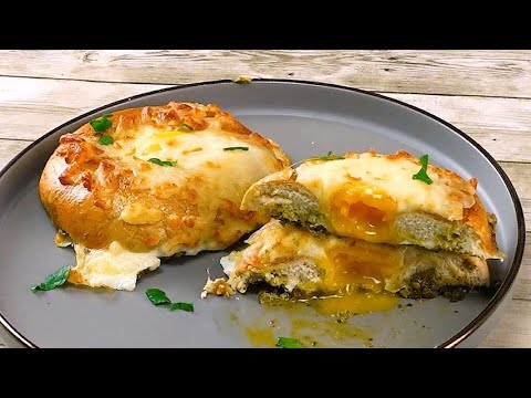 Egg and pesto bagel: prepares in an instant in the air fryer!