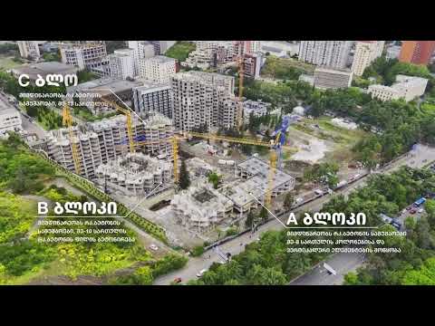 Облёт дроном на процесс строительства ЖК "CITYZEN CENTRAL PARK" | Тбилиси, Грузия